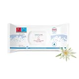 Testpaket - GermaCare Baby Feuchttücher – 60 Stück – Sanfte Reinigung für Babys – Feuchte Tücher – Reinigungstücher mit pflanzlichem Glycerin, Bio Edelweiß & Panthenol