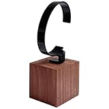 Supvox Uhrenständer Armbanduhrhalter mit Schwarzer C basis Kompakt Leicht für Uhrensammlung und Schmuckpräsentation