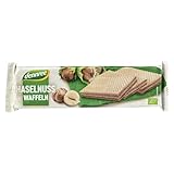 dennree Bio Haselnuss-Cremewaffeln 125g – Knusprige Waffeln mit Haselnusscreme – Süßer Bio-Snack für Kaffee & zwischendurch (1)