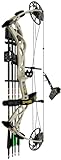 Sanlida 2023 New Dragon X9 Ready to Hunt Compound Bow Paket für Erwachsene, Bogenschießen Compound Bogen und Pfeil Set, 0-31,8 kg Zuggewicht, keine Bogenpresse erforderlich, eingeschränkte lebenslange