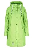 khujo Odelie Damen Jacke Regenjacke Regenmantel Mantel Coat (XS, Lemon)