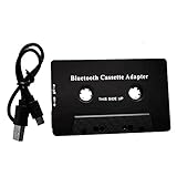 wiianoxd Nicfaky Universal Kassette Bluetooth 5.0 Audio Car Tape Stereo AUX Adapter mit Mikrofon für MP3 AUX Kabel CD-Player