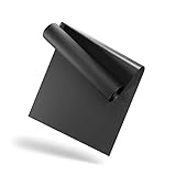 LILENO SPORTS Bodenschutzmatte [70x130 cm] Schwarz - Laufband Matte 1 mm Dicke - Fitness Unterlegmatte für Crosstrainer, Rollentrainer und andere Fitnessgeräte - auch als Yoga Matte