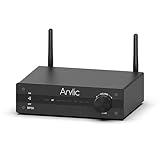 Arylic BP50 Bluetooth 5.2 aptX Musikempfänger für Heimstereoanlagen mit HDMI ARC, Phonoeingang und Free App. Bluetooth-Audioadapter mit DAC, RCA-Ausgänge für AV-Receiver oder Stereo-Vorverstärker.