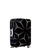 Anseom Elastisch Kofferhülle Kofferschutzhülle Gepäck Cover Reisekoffer Hülle mit Reißverschluss Waschbar Schutzhaube für Koffer Cyberpunk Stil Reisekoffer Schutzhülle 18 bis 32 Zoll (S)