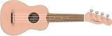 Fender Venedig Sopran-Ukulele, Walnuss-Griffbrett, Muschelrosa