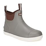 Yenxapei Gummistiefel Herren, Anti-Rutsch und Wasserdicht Kurz Halbhoch Stiefeletten Chelsea-Stiefel，Bequem Atmungsaktiv Mode Regenschuhe Arbeitsstiefel