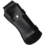 UKCOCO PU Leder Messerschutzhülle mit Gürtelhalter Verschleißfeste Schneideabdeckung für Haushaltsschneider Geeignet für Täglichen Gebrauch in Küche und Garten Zufällige Farbe