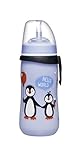 nip Strohhalmbecher Straw Cup, 12 Monate, 330 ml, Pinguin