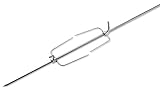 Rotisserie Set 60cm aus Europäischem Edelstahl, Drehspieß, Grillspieß