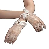 MCAOAL 2Pack Luxus Frauenhandschuhe Sonnenschutzhandschuhe Braut Bankette Party Fäustlinge Für Abendveranstaltungen