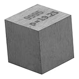 Luxshiny Seltene Elementmetalle Tantalwürfel einzigartige Metalle Metallwürfel Begleitwürfel Wolfram Silver