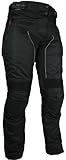 HEYBERRY Damen Motorradhose Roller Textil Protektoren Schwarz Gr. L / 40