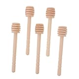 UTHCLO 10 Stück Teiliges Wiederverwendbare Holz Honigstirrer Handliche Honigrührstäbchen für Kaffee Tee Marmelade Geeignet für Haushalt Hochzeit und Gastronomie