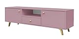 Lowboard Sideboards ENIA RTV Schrank Wohnzimmer (Pflaume)