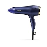 BaByliss Midnight Luxe Haartrockner – Leistungsstarker 2300W Haartrockner, Anti-Frizz Ionen-Technologie, schnelles Trocknen, professionell und leicht, 3 Heizstufen & 2 Geschwindigkeitsstufen, 5781E