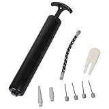 Manuelle Airs Pumpen Kleine Fahrräder Inflator Mit Nadel Düse Schläuche Fahrrad Für Volleybälle Fußball Basketball Fahrrad Ball Air Inflator