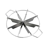 Kuchenschneider, runder Kuchenschneider, , Käse, Pizzaschneidepresse, antihaftbeschichteter Stahl-Kuchenteiler, Schicht-Kuchenschneider, Werkzeug mit seitlichen Griffen für Partys,