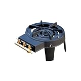 KZ Garden - Camping-Gaskocher, 4 Füße, 8,6 kW, Catering, 3 Brenner, Butangas oder Propan, echtes Gusseisen