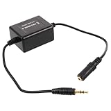 DIYEAH Car Audio Filter Geräuschunterdrücker Aux Sound Cleaner Kompakter Störungsfilter für Auto Heimlautsprecher Rauschisolator für Klaren Sound Einfache Installation und Vielseitige