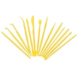 PHENOFICE 14 Teiliges Tonwerkzeug Set, Ton Modellierwerkzeug, Ton Schabezubehör, Lufttrocknender Ton, Versiegelung, Töpferfiguren Werkzeug, Töpfer Modellierwerkzeuge, Keramik Werkzeuge, Ton