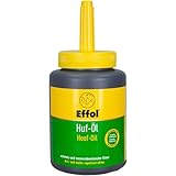 RL24 Effol - Huf-Öl | schmutzabweisendes Huffett mit Pinsel | für brillanten Glanz | besteht aus Lanolin und Lorbeeröl | Hufpflege für Pferde | 1 x 475 ml Pinselflasche