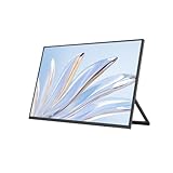 ZKALQECNF Portable Monitor 23,8 Zoll großer Bildschirm HD 1920 * 1080P Tragbarer Monitor mit erweitertem Unterbildschirm Monitore