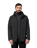 Jack Wolfskin Herren Altenberg 3in1 Jkt M Jacket, Schwarz, M EU