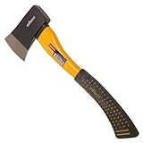 HOME It® Axt 600 g – Axt mit Fiberglasstiel und rutschfestem Griff – 38 cm Länge – ideal für Gartenarbeit und Holzbearbeitung