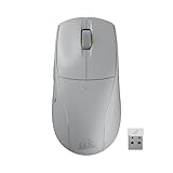 Corsair M75 AIR Wireless Ultraleichte FPS Gaming-Maus – 26.000 DPI – Ultraschnelle Eingabe – Symmetrische Form – iCUE-Kompatibel – PC, Mac – Hellgrau