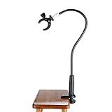 OVAQUIXI Verstellbarer Haustier-Haartrockner-Ständer, Umweltfreundlicher Klemmhalter aus Aluminiumlegierung für Freihändige Fellpflege, Geeignet für Hunde und Katzen