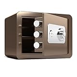 CLSDRZC, Feuerfeste wasserdichte S-feuerfeste und Anti-Diebstahl, Geldschublade, Stahlsicherheitsdatei Kabinett, Haushalt Kleiner Größe 25 cm/30 cm hoch, mit Schlüsselcode-Sperre für Home Office