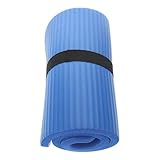 VOSAREA Yoga Kniepolster 60X25X15cm Extra aus Hochdichtem Gummi mit Rutschfester Unterseite für Planks Ellbogen und Knieschutz Beim Yoga und Bauchmuskeltraining