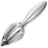 HOMSFOU Manuelle Zitruspresse aus Edelstahl 304 Kompakte Orangenpresse mit Multifunktions Entsafter Leichtes Küchenwerkzeug für Zitronen und Limetten