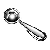 PartyKindom Multifunktionaler Kaffeemaßlöffel aus Langlebiger Zinklegierung Kurzer Griff Präzises Dosieren von Kaffee und Babynahrung Kompakt und Leicht für Haushalt und Restaurantgebrauch