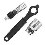 SOIMISS Fahrrad Kurbelabzieher Multifunktional Langlebig für Tretlager und Kurbel Demontage Einfache Handhabung für Reparatur Unterwegs Geeignet für Modelle