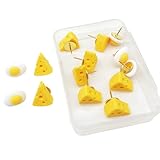 20 Stück Käseeier Pinnnadeln Zeichnung Kork Pinnwand Reißzwecken Für Die Anzeige Von Bildnotizen Memos Dateien Grünes Blatt Pinnnadeln