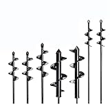 Erdbohrer Spiralbohrer Pflanzgefäß Bohrer Schneckenbohrer Hof, Gartenarbeit, Beetpflanzung, Pflanzloch, Bagger, Ersatzgartengeräte, 1 Stück (10 x 30 cm)