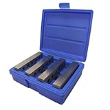 4 Paar Stahl-Parallellehre Set gehärtet mit 15,2 cm Blocklehre für genaue Messung, Layout und Maschinen-Setup-Anwendungen