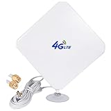 4G LTE Antenne SMA, 35dBi Netzwerk Ethernet Verstärker-Antenne, Omnidirektionale Antenne für Huawei B593/B880/E5172/B890 et (2 X SMA Anschlüssen)