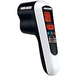 Black+Decker Li Ion Energiespar Detektor 9V / Infrarot Thermometer & Thermodetektor mit LCD-Display & LED-Signallicht zum Beheben von Isolierschwachstellen / TDL100