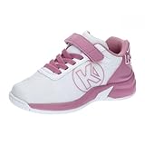 Kempa Unisex Kinder Attack 2.0 Junior Game Changer Handballschuhe, Sportschuhe, Turnschuhe, Weiß Rosa, 37 EU