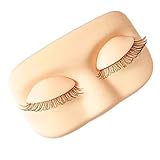 Make-up-Schaufensterpuppenkopf, Silikon, weich, realistisches Modell, Wimpernverlängerung, Übungsgesicht – für Damen, Mädchen, Anfänger, Training, Schönheit, Zuhause
