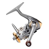 MUELODSIC Mini Metall Angelrolle ohne Spalt Stabile Zugkraft Leichtes Geruchloses Design für Eisangeln und Floßfischen Robustes Fishing Wheel Zubehör Vielseitig und Langlebig