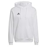 adidas Herren Entrada 22 Sweat Hoodie, White / Black, XL