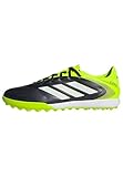 adidas Unisex COPA Pure III League Turf Football Boots, Core Black/Cloud White/Lucid Lemon, 43 1/3 EU