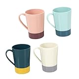 BEBEMOKO 4 Stück Zahnbürstenbecher Einfache Badezimmerbecher Modernem Design Wiederverwendbare Mundspülbecher für Zahnpflege Vielseitig Einsetzbar Zahnputzbecher und Trinkbecher Hochwertige