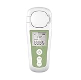 BODORME Refraktometer Auto 35% 55% digitaler Brix Refraktometer Zuckermesser Hydrometer Honig Fruchtsaft Wein Messung Instrument Saccharimeter(0-35)