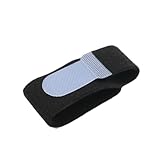 10 Stück Hammerzehenkorrektor Hammerzehenschienenverband Zehentrenner Zehenschiene Gebrochenen Zehen Krummen Zehen Fingerfrakturbänder Zehenbandagen zur Korrektur von Hammerzehen,Schwarz,130x25mm