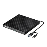 BENEWY Externes DVD Laufwerk Extern USB 3.0 CD Laufwerk Extern USB C CD/DVD Brenner Externes Laufwerk für Laptop Windows 11/10/ 8.1/7 PC Desktop MacBook Mac OS Linux